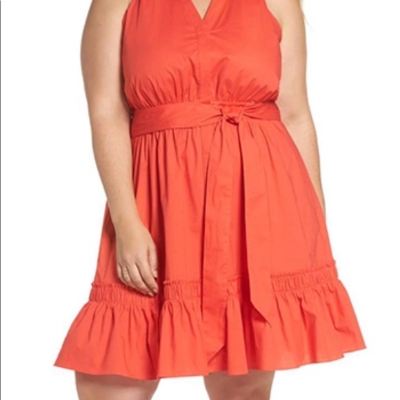 Nordstrom Dress 1901 Red Bloom size 12P NWT - Picture 3 of 5